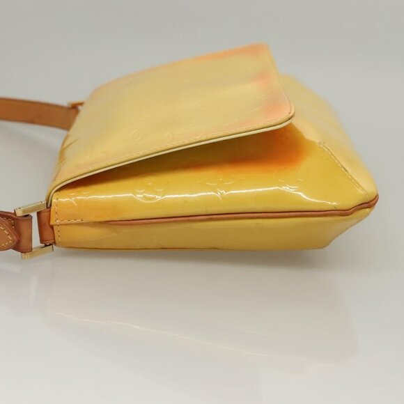 LOUIS VUITTON Monogram Vernis Thompson Street Bag Yellow M91071 LV Auth BA4453 - Picture 4 of 16